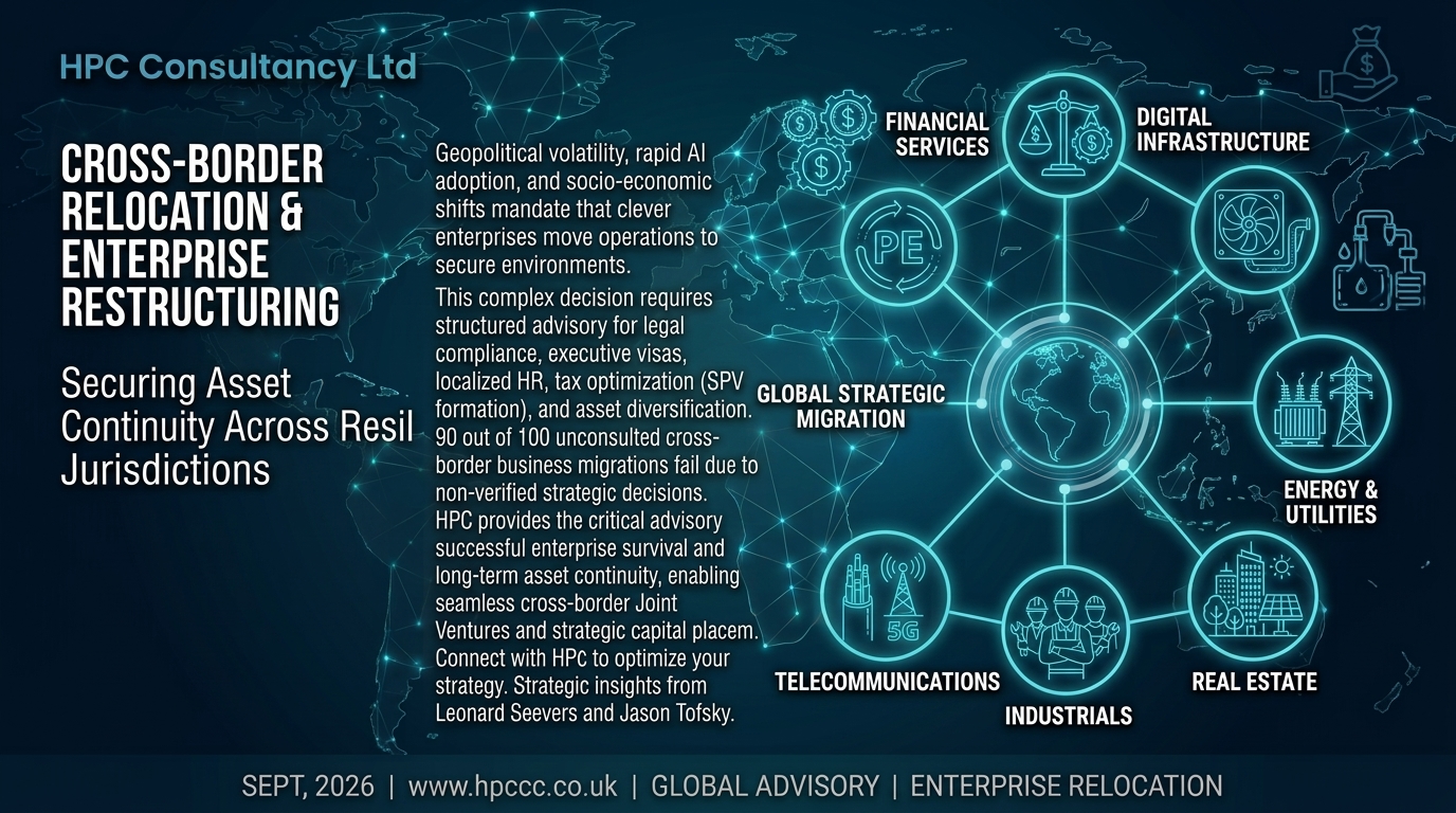 Strategic Business Relocation from Slovakia and Cross Border Advisory