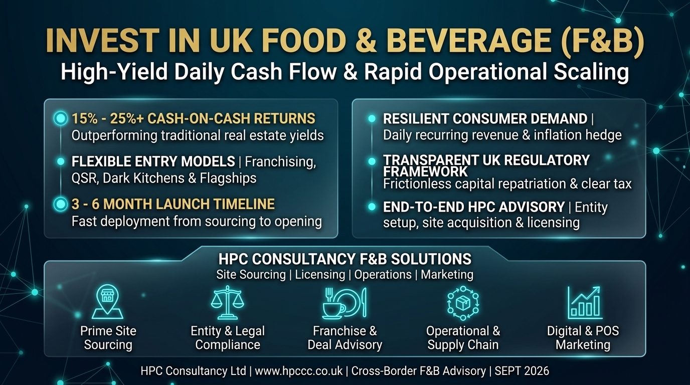Why Slovakia Investors Must Consider the UK Food and Beverage Sector as Their Primary Entry Point